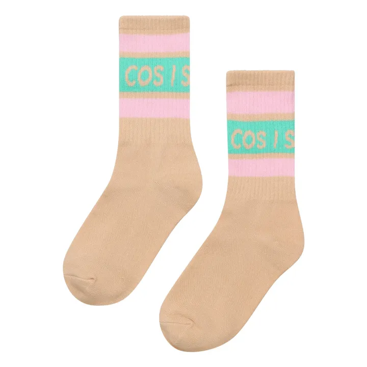 Cos I Said So Chaussettes Logo | Jaune