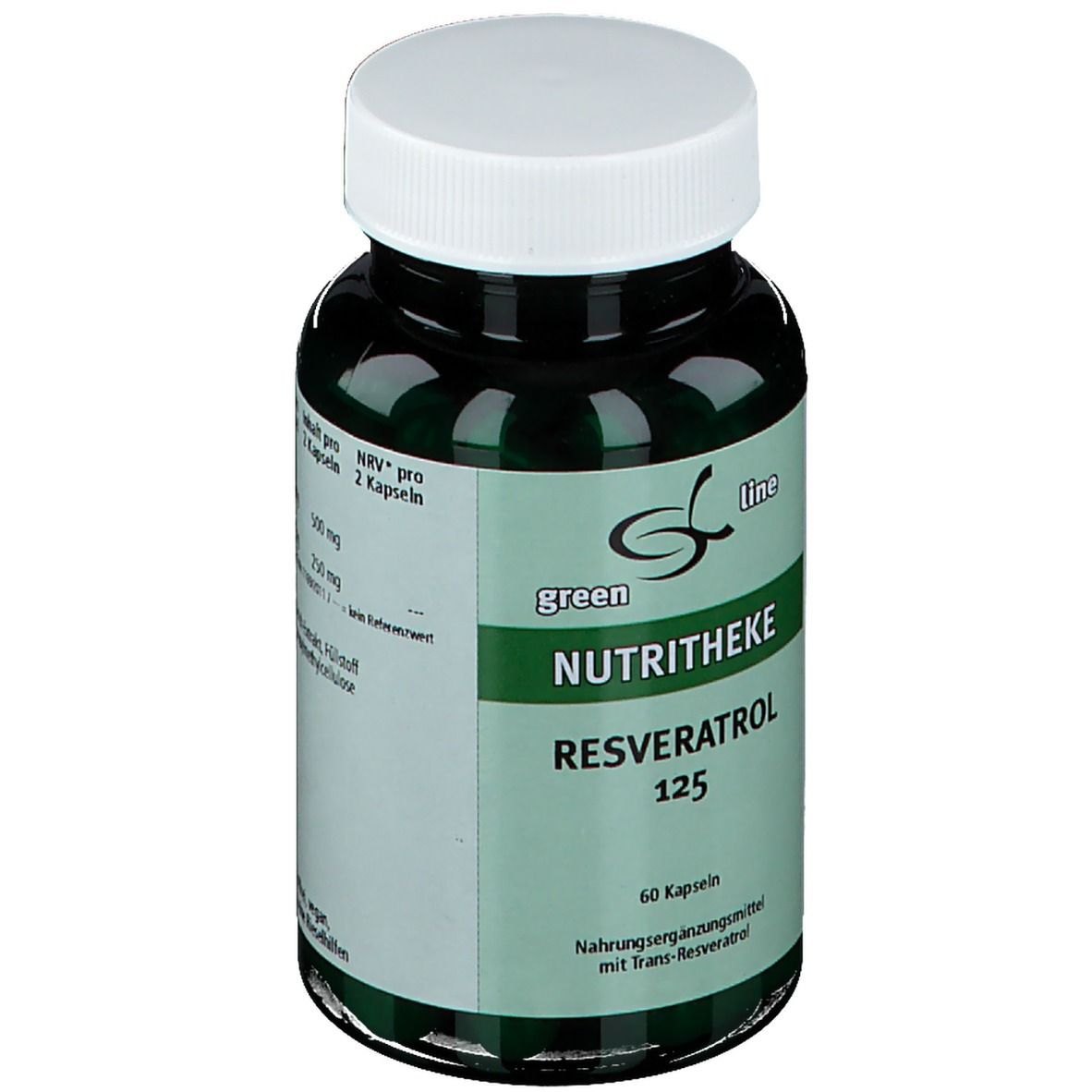 green line NUTRITHEKE Resveratrol 127