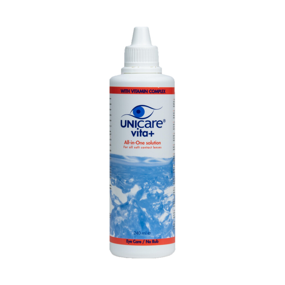 Unicare Vita+ Alles-In-Een Vloeistof Zachte Contactlenzen240 ml