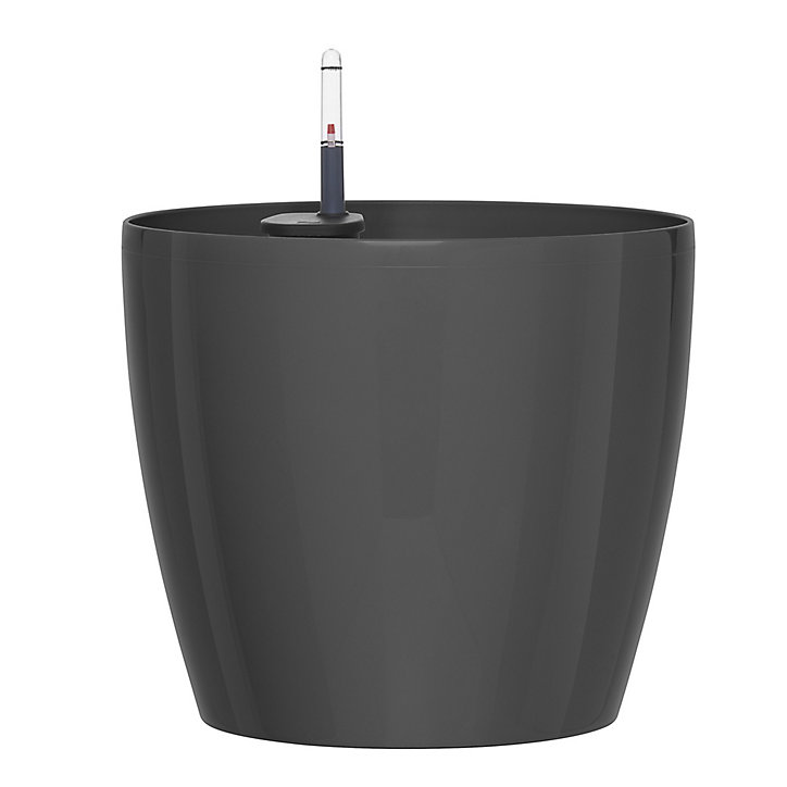 Pot rond Poetic Casa Brillant 36 granite ø36 x h.32 cm