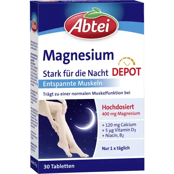Magnesium 400 Stark für die Nacht Tabletten
