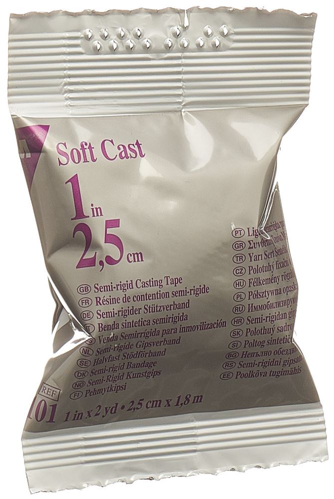 SCOTCHCAST Scotchcast Softcast<br>1 Stück, 2.5cmx1.8m, weiss