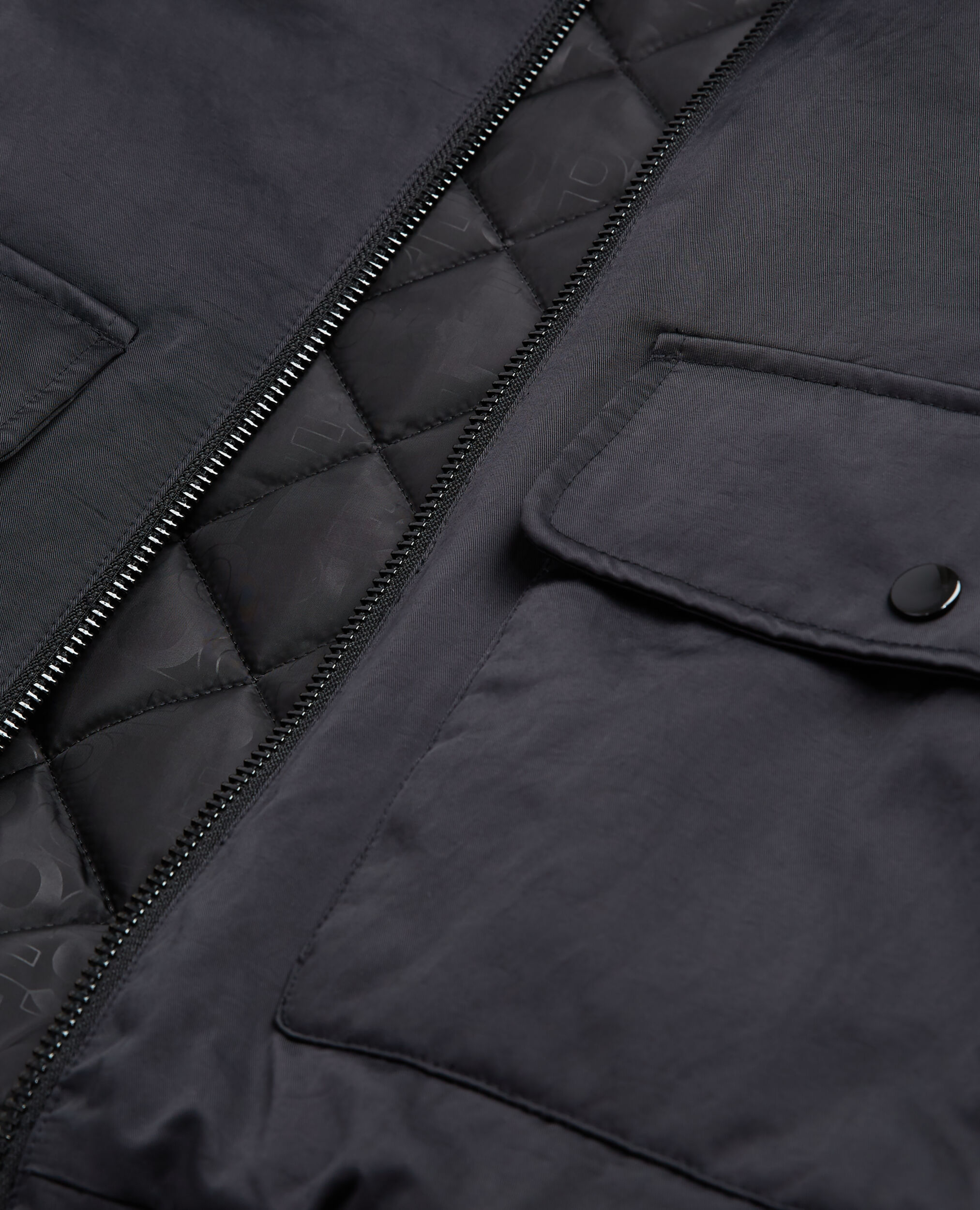 Bomber manches amovibles noir