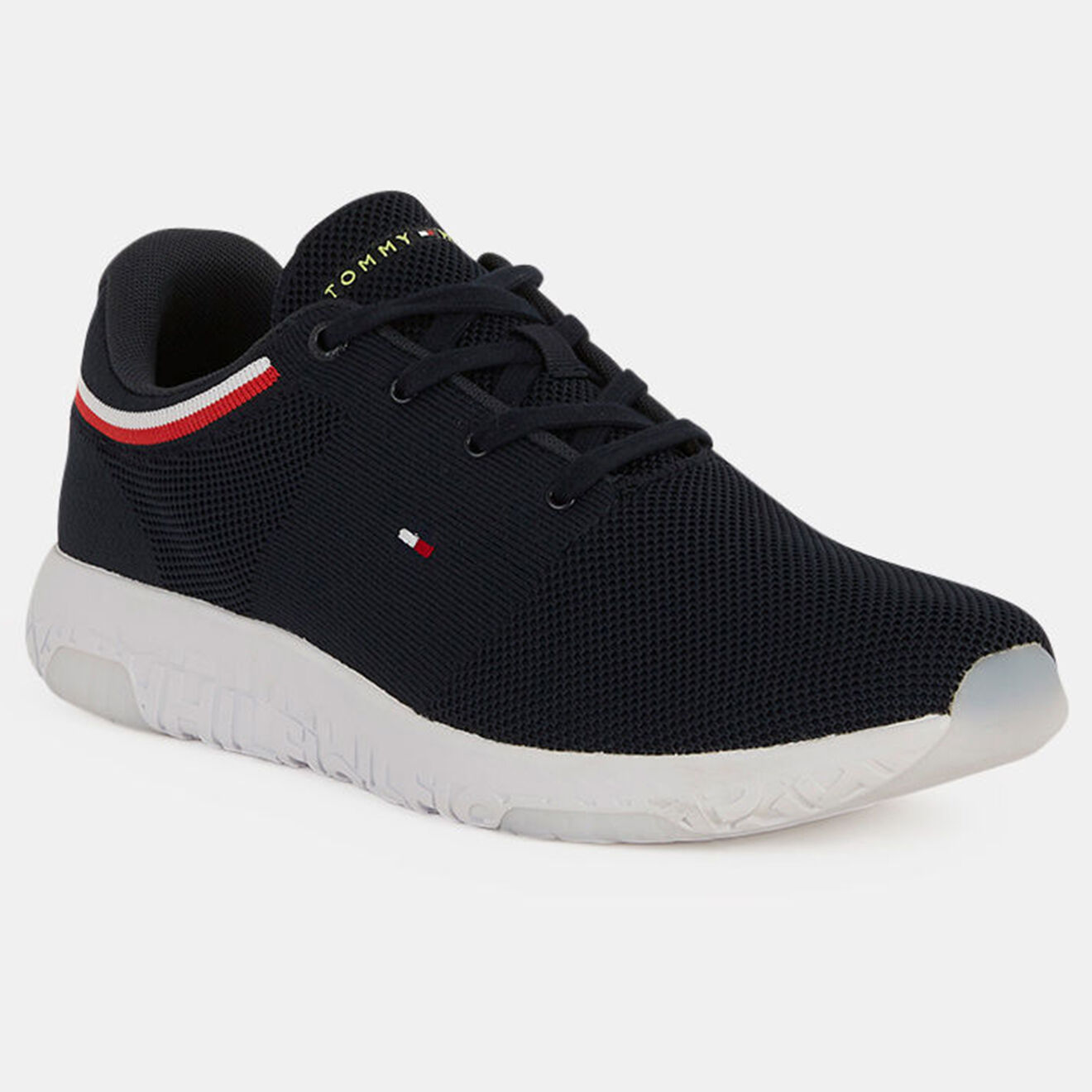 Tommy Hilfiger Baskets running Knit Bandeau bleu marine