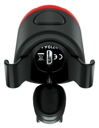 Paire d'Eclairages Knog Blinder Road 400 Noir   Plug Rear Rouge