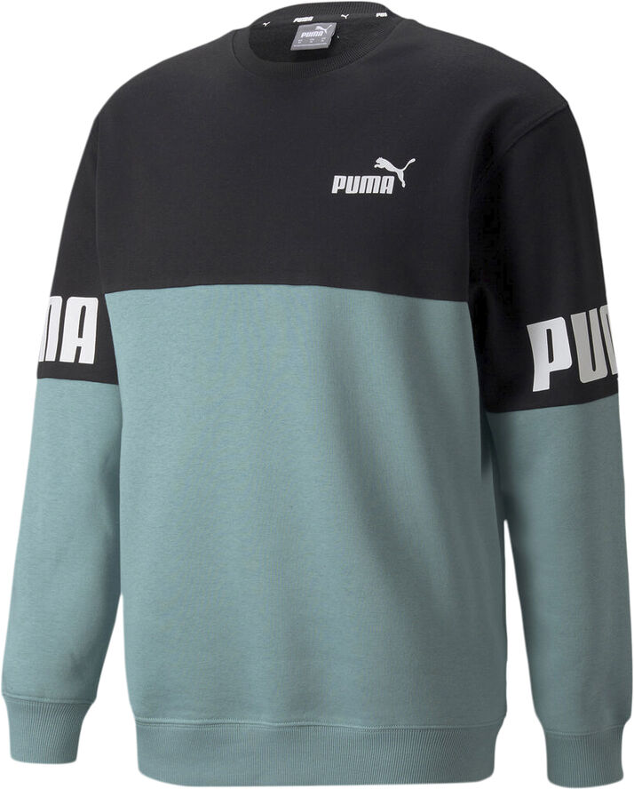 Puma Power Colour-Blocked Crew Neck sweatshirt Blå