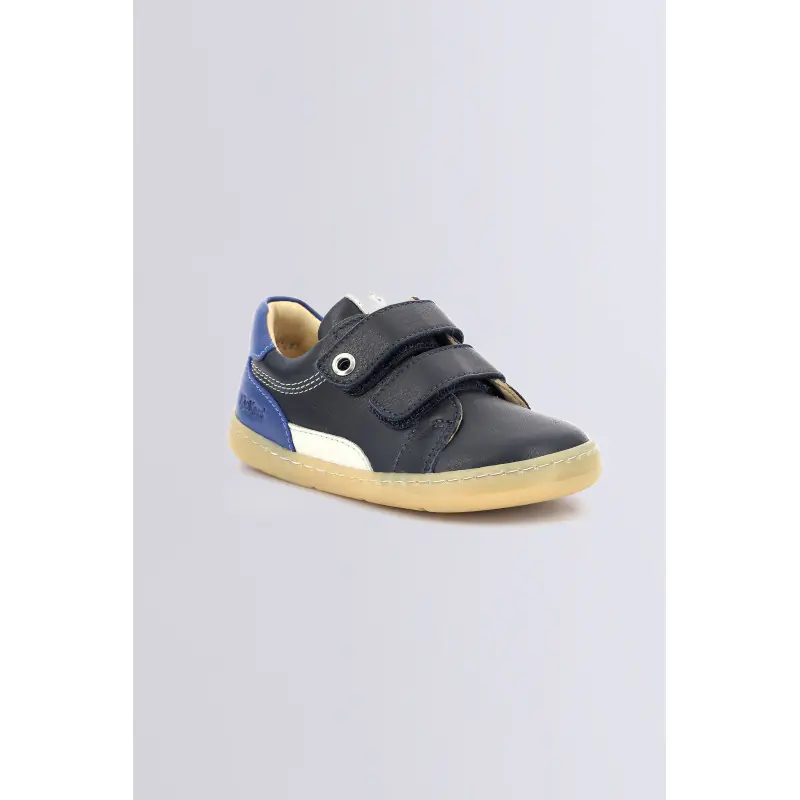 Kickboost Marine BASKETS BASSES Cuir Garçon