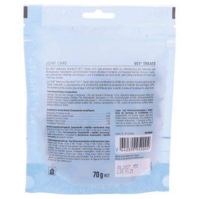 360° Veterinary Nutrition Dog Vet+ Treats Joint Care 70g