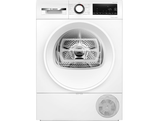BOSCH - Sèche-linge pompe à chaleur WQG133DTFR, Série 6, Rotation alternée