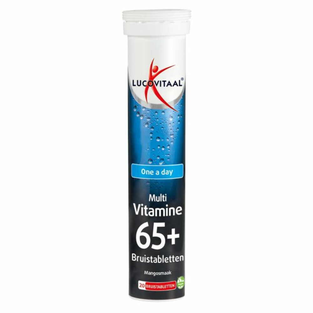 Lucovitaal Multi 65+ Bruistabletten Mangosmaak20 bruistabletten