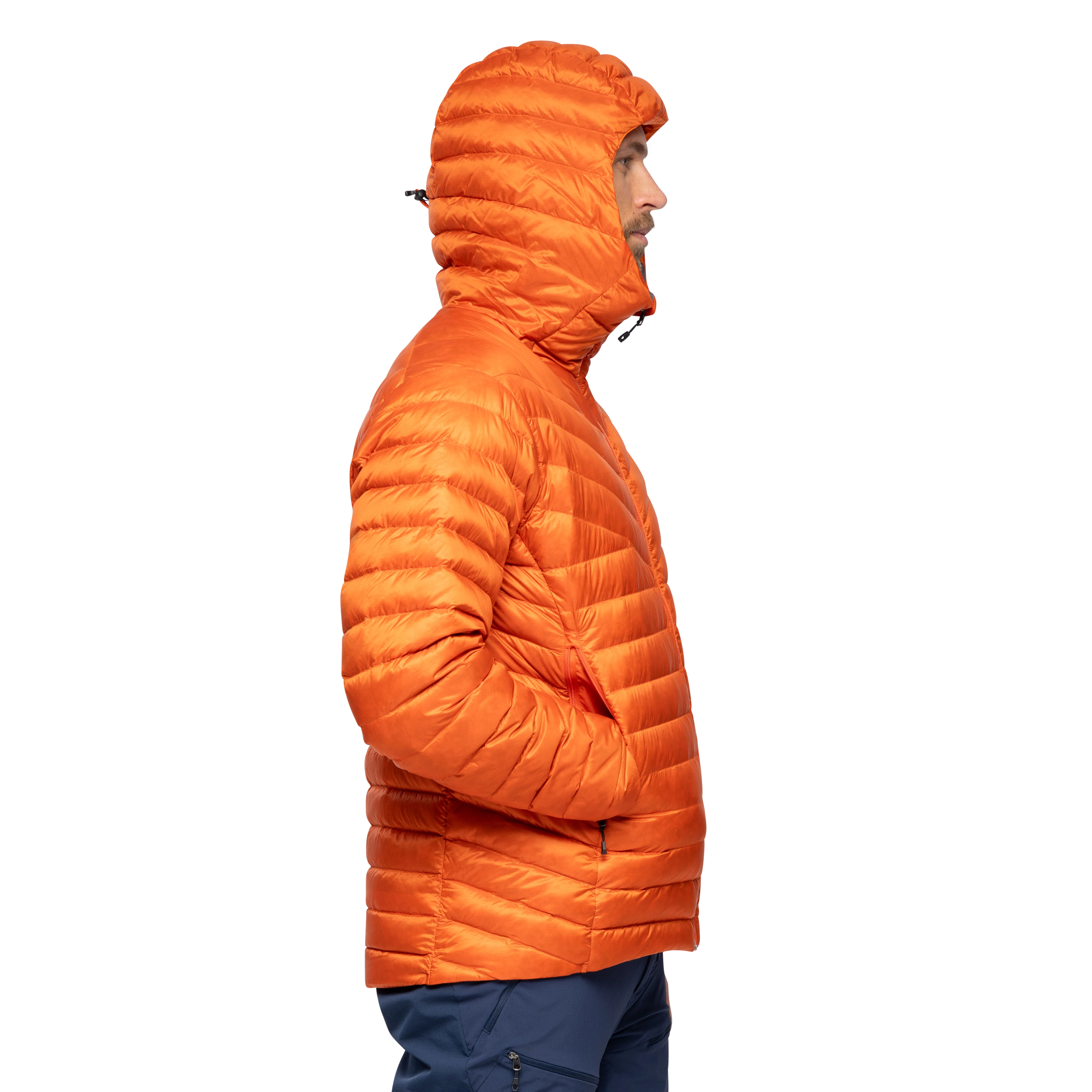 Rabot Light Down Jacket Hood Men Lava