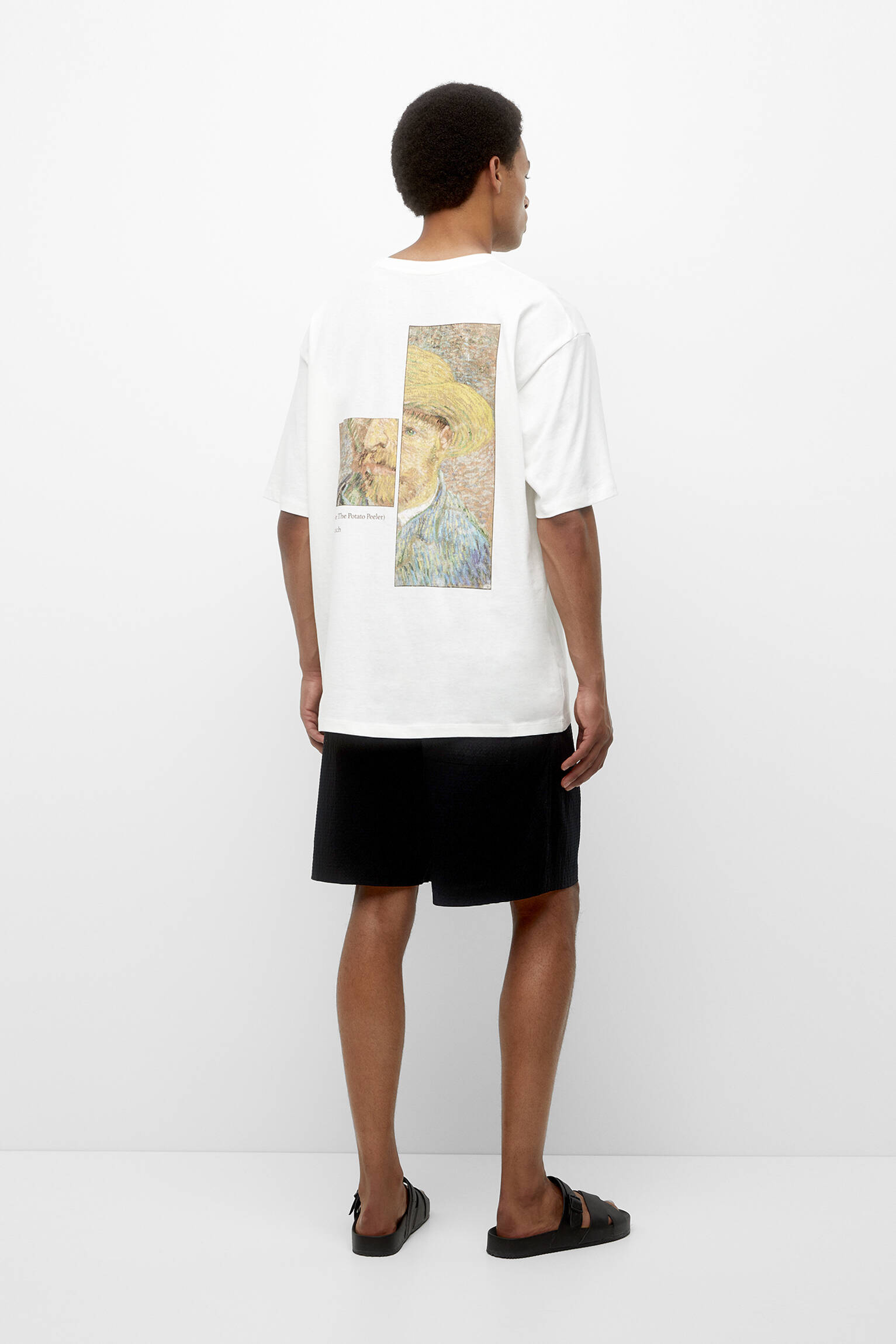 CAMISETA COM ESTAMPA DE VINCENT VAN GOGH - OFF WHITE