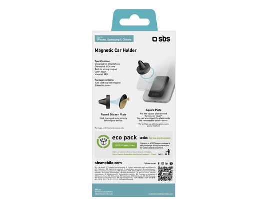 SBS - Support smartphone universel magnétique  automobile