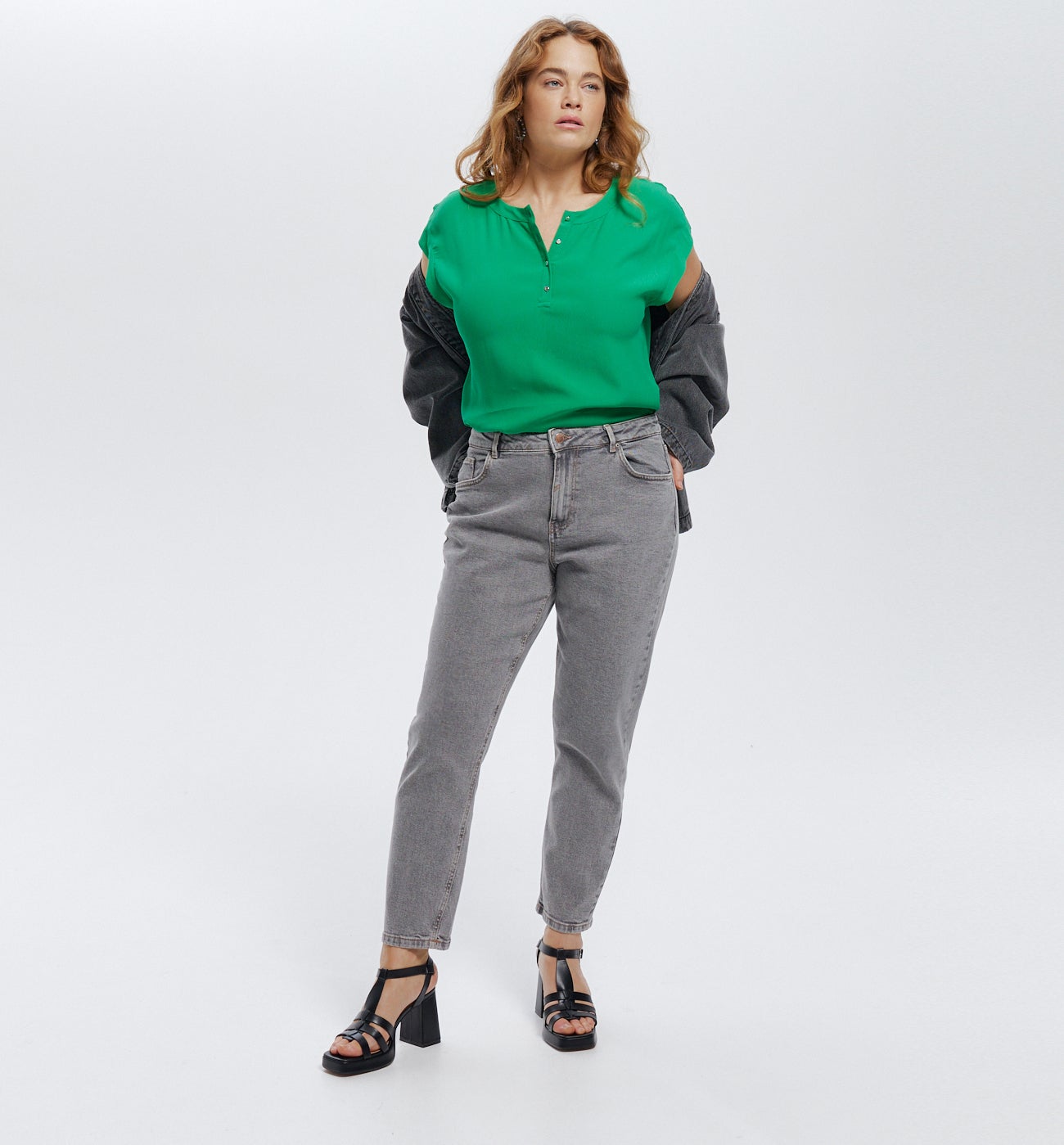 Blouse manches courtes Femme - Vert