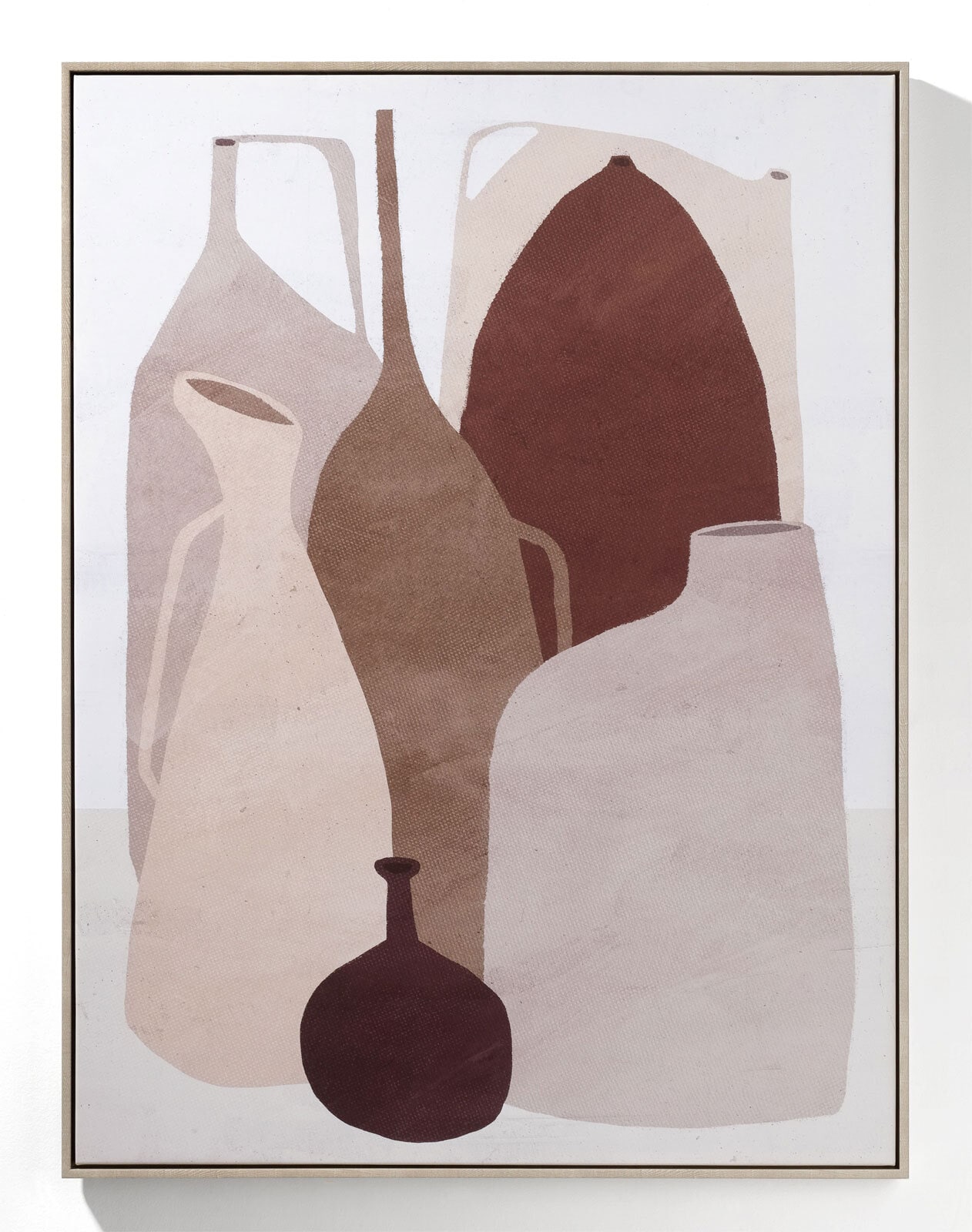 casaNOVA Bild 90 x 120 cm Naturfarbige Vasen