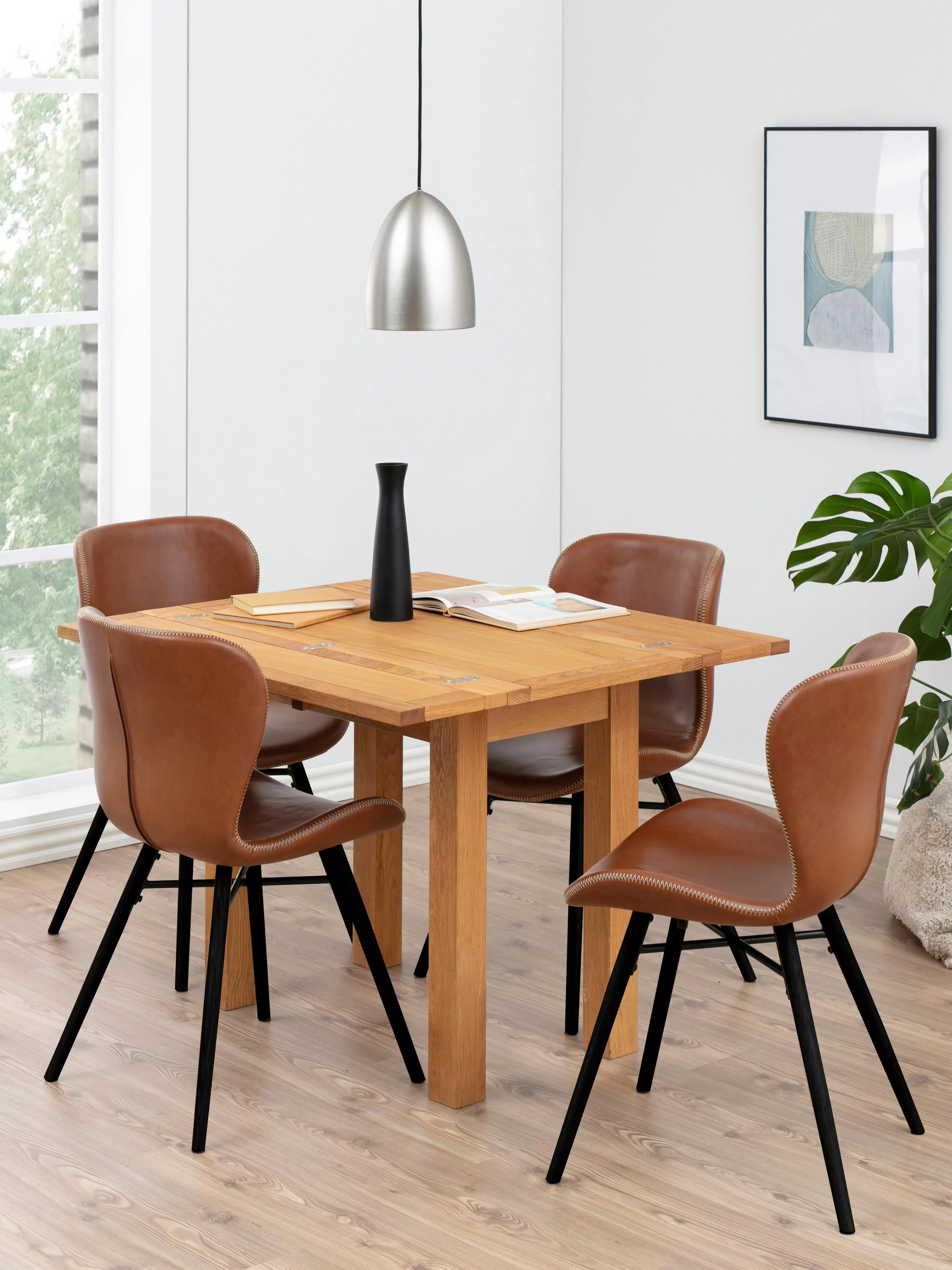 Kunstleren stoelen Batilda, 2 stuks
