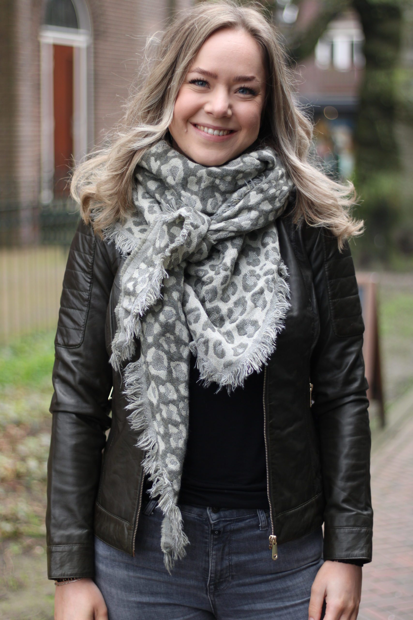 Chabo - Jordan Leather Jacket - Olijf Groen