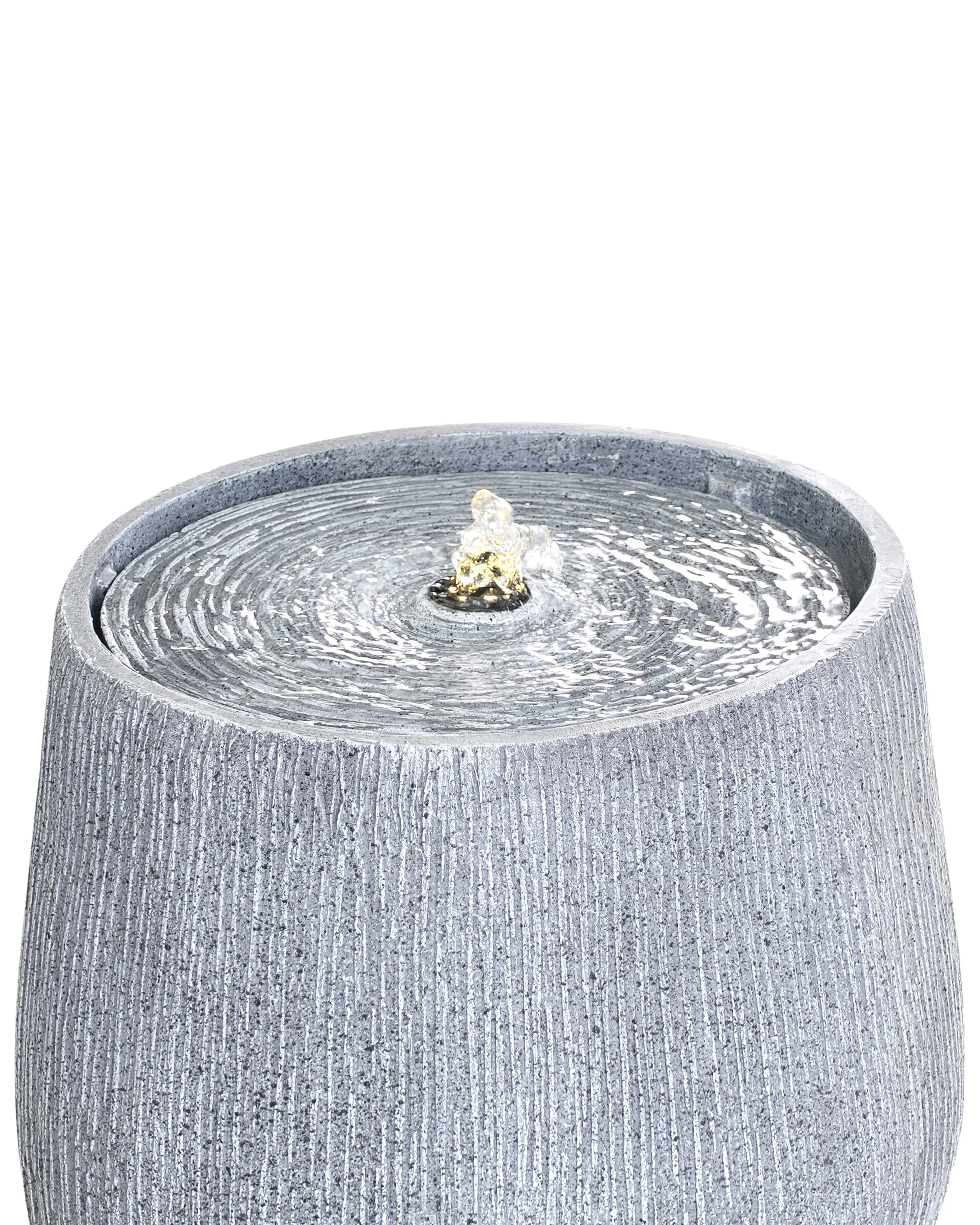 Tuinfontein LED CASCATA Grijs