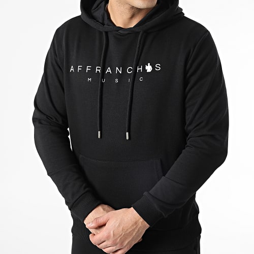 Ensemble De Survetement Affranchis Music Logo Noir Blanc