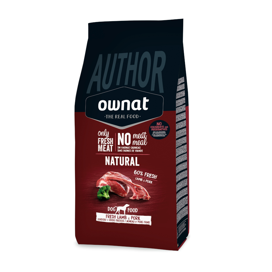Ownat Author Natural Fresh Lamb and Pork Dog Food