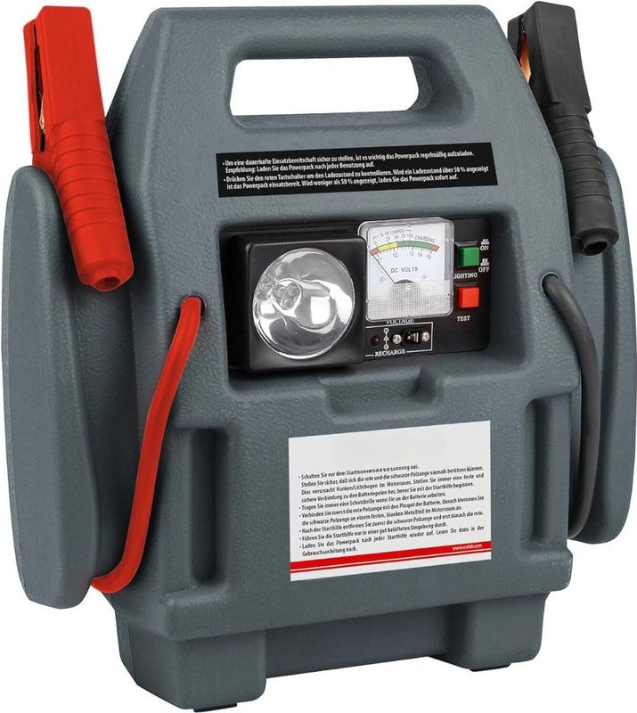 EUFAB - 16643 - Jumpstarter - Starthulp Voor Auto - Met Compressor