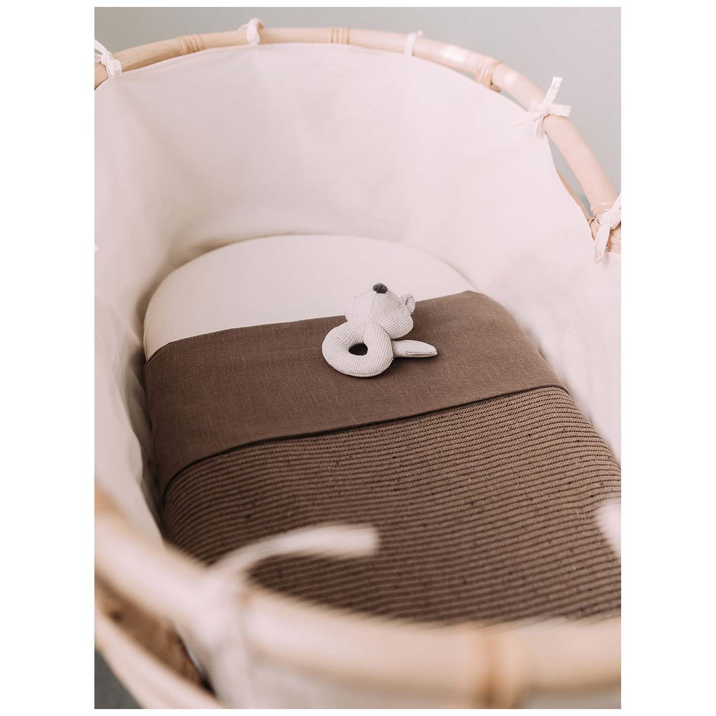 Sweet Petit Mini ledikantlaken taupe