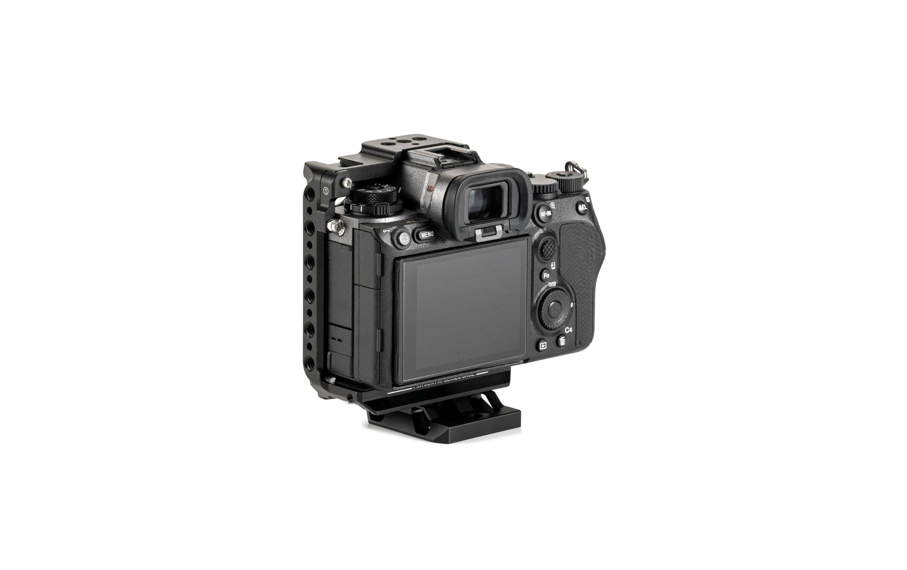 Half Camera Cage für Sony a1 - SchwarzBietet eine schützende Panzerung und verbessert die Funktionalität der Kamera