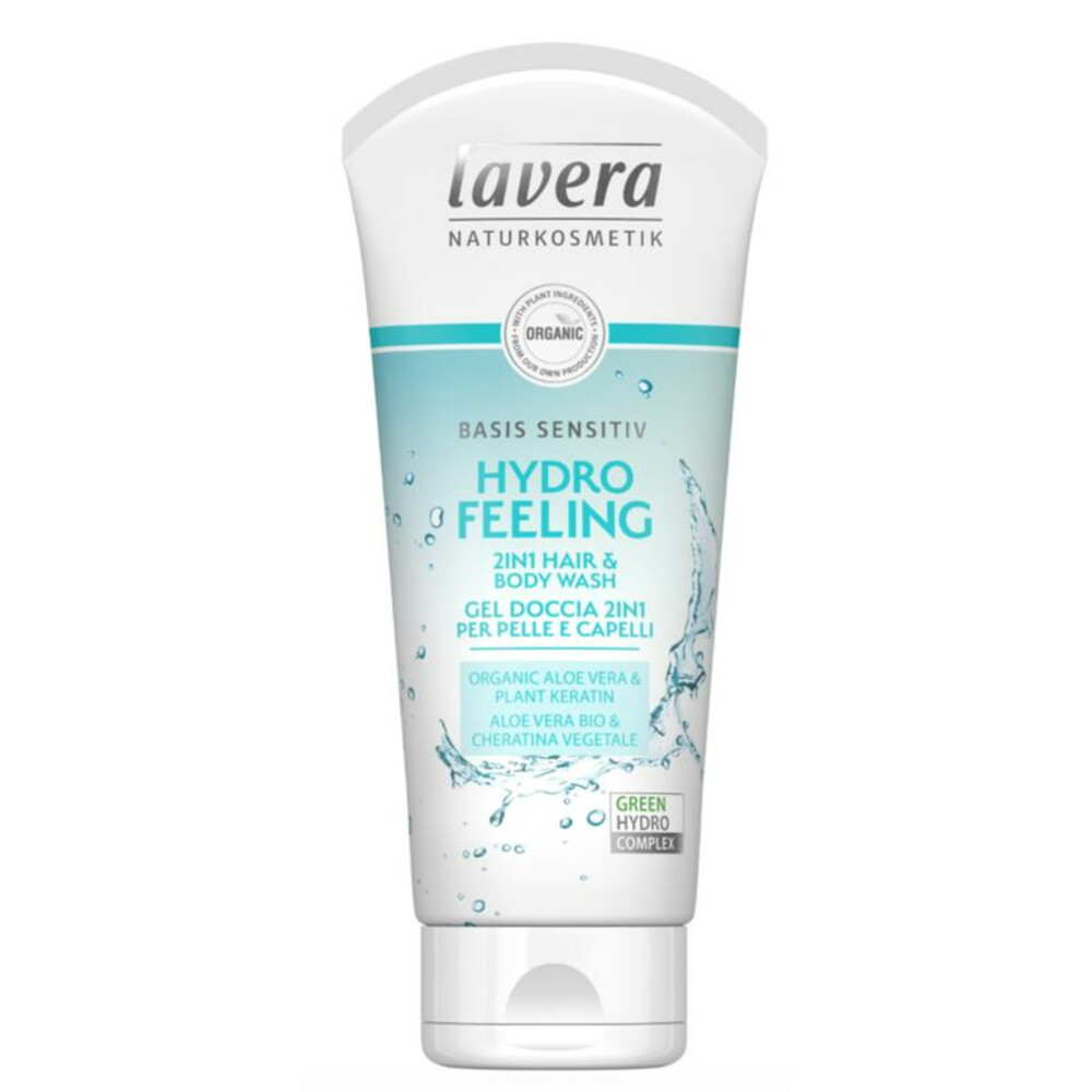 Lavera Basis Sensitiv Douchegel 2in1 Hydraterend Gevoel 200 ml