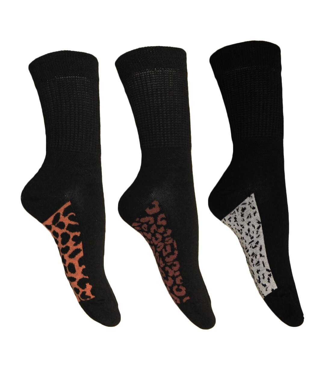 Simply Essentials - Chaussettes diabétiques très larges - Femme (Noir) - UTUT1555