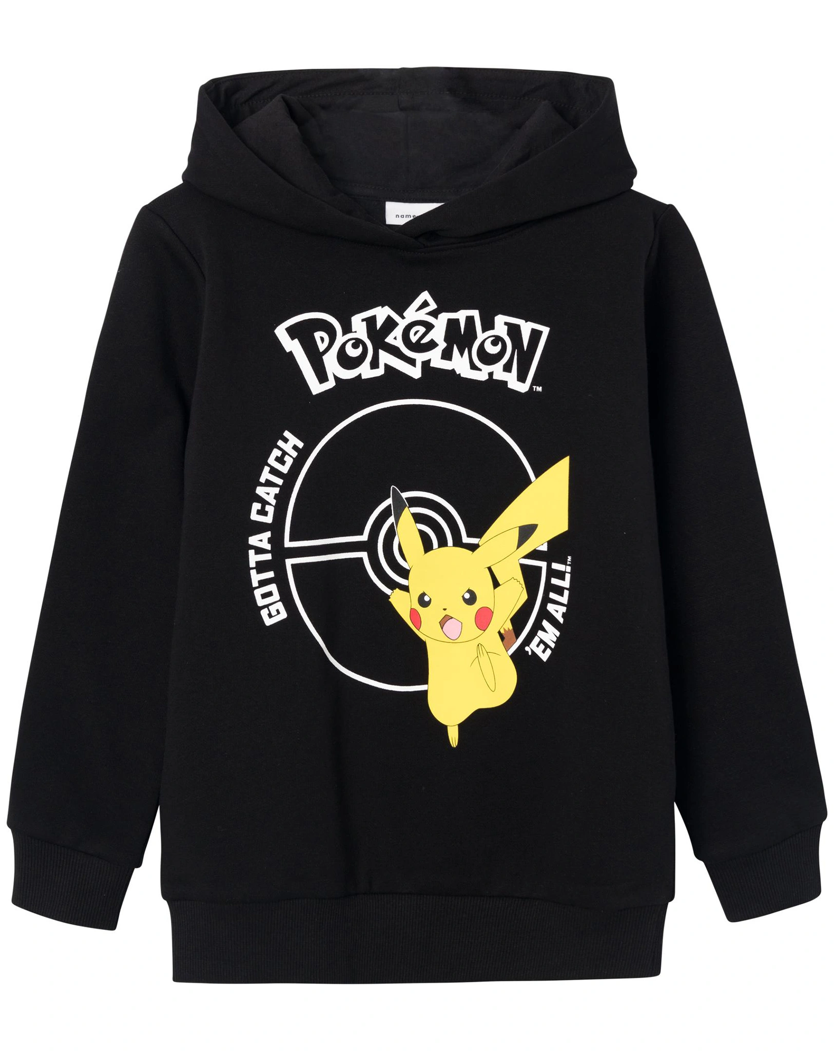 Kapuzen-Sweatshirt NKMNOSCAR POKEMON in schwarz