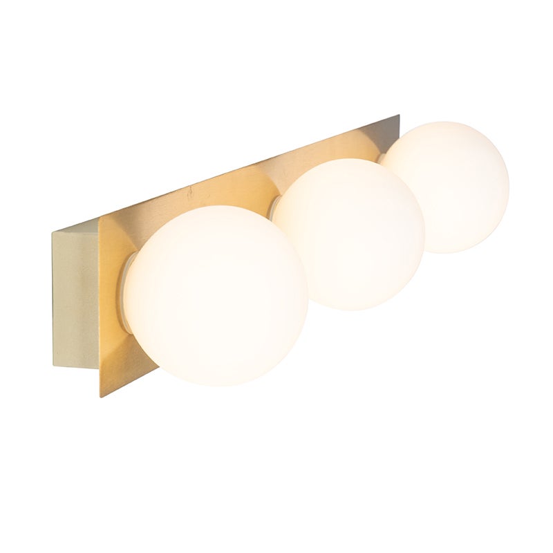 Moderne wandlamp, goud, 48 cm, IP44, 3-lichts - Cedaric