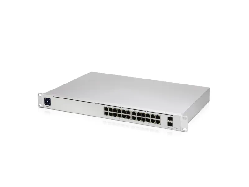 Ubiquiti UniFi Switch USW-Pro-24 - Switch - L3 - Administreret - 24 x 10/100/1000   2 x 10 Gigabit SFP  (uplink) - monterbar på stativ, desktop