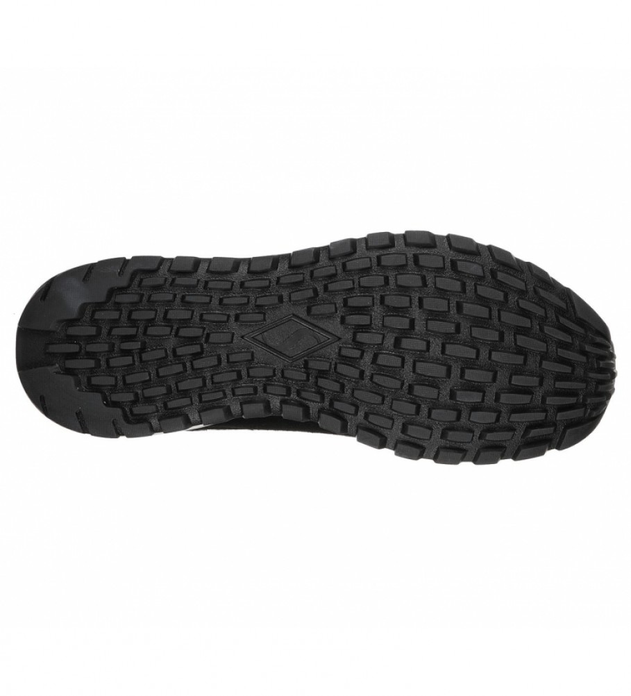 Botas Skechers Uno Rugged em couro, pretas