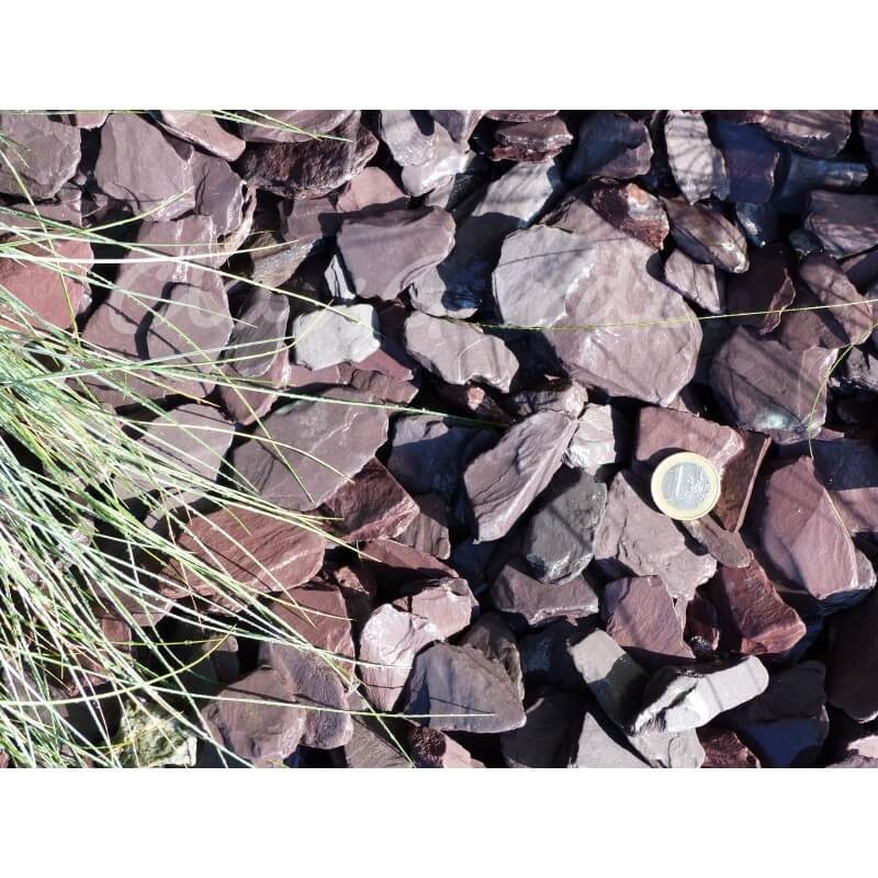 Paillage ardoise violine 30-50 - vrac big bag - 250 kg