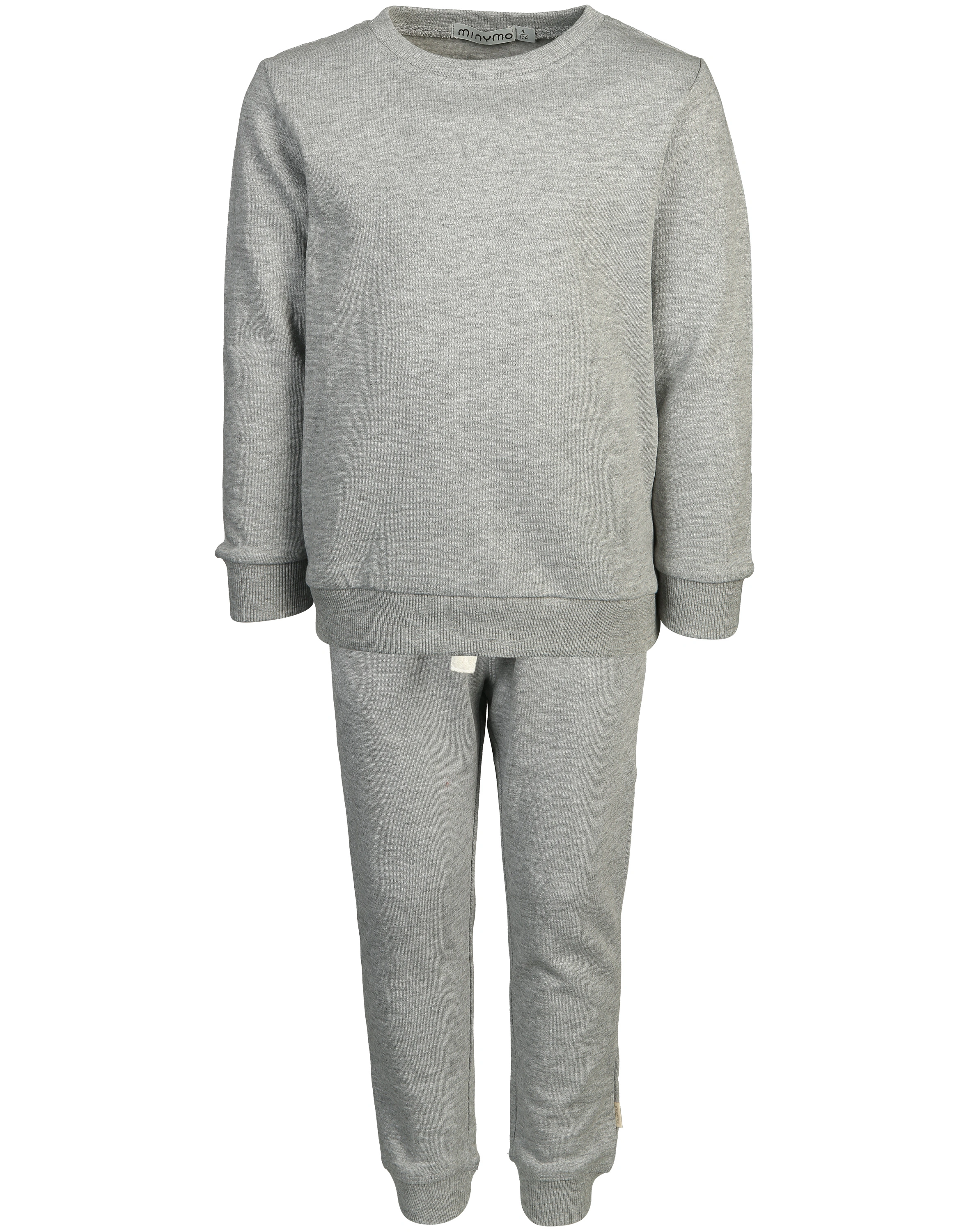 Sweat-Anzug BASIC 2-teilig in grau melange