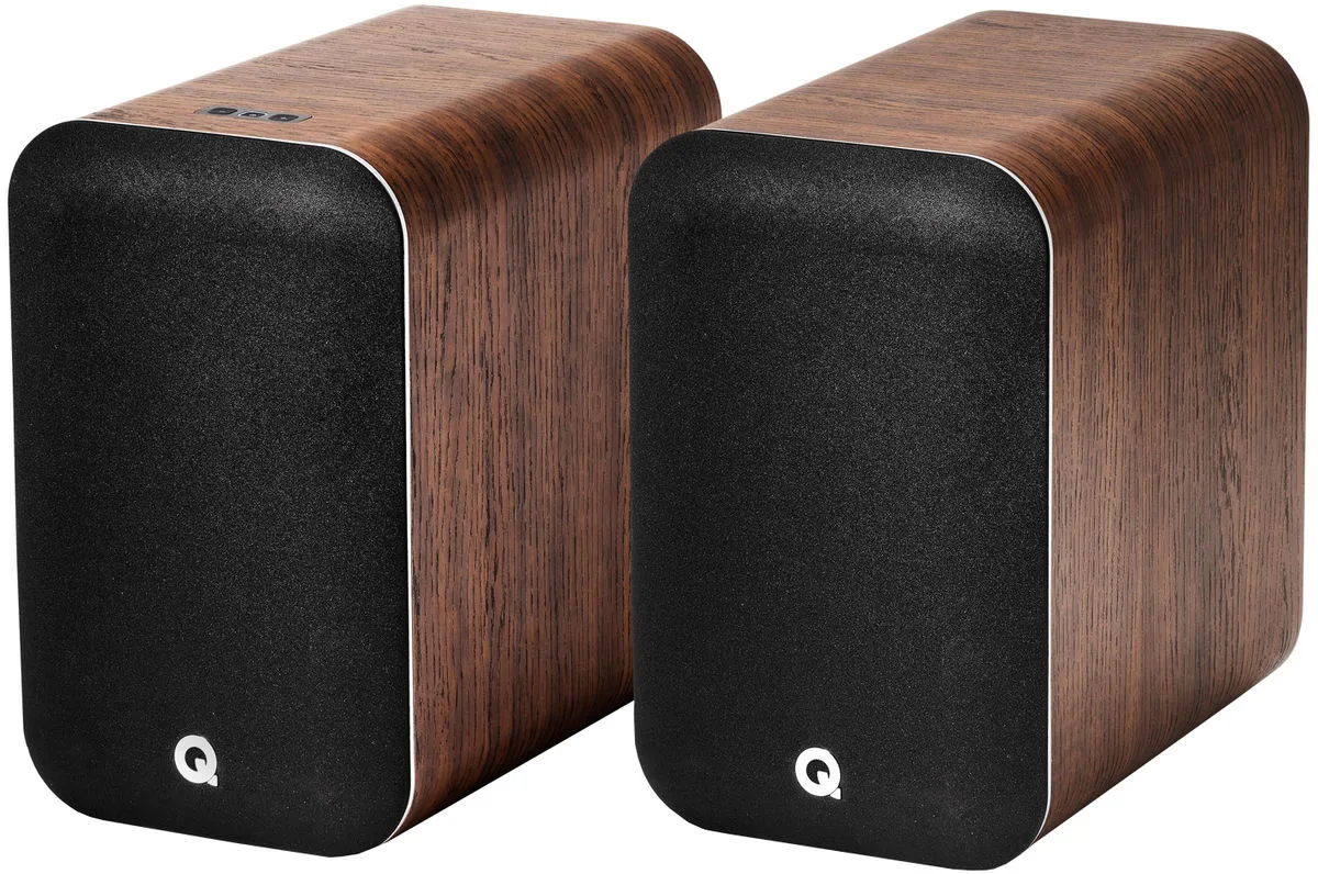 Q Acoustics M20 Noyer Enceintes sans fil hi-fi