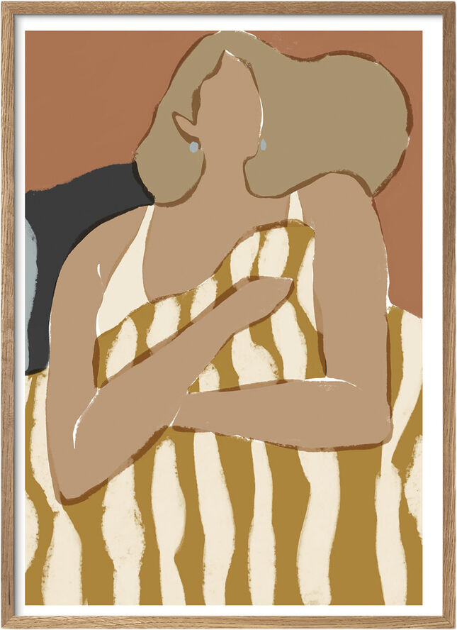 Poster & Frame Sacrée Frangine - Morning Stripes Flerfarvet