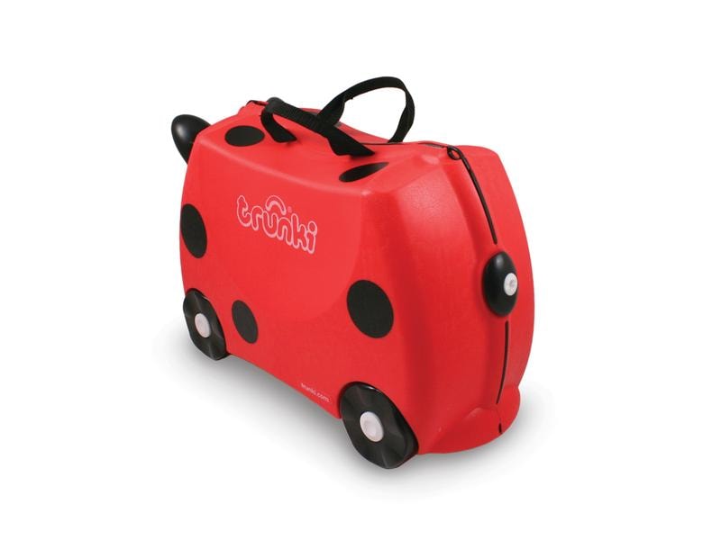 Trunki Reisetrolley Marienkäfer Harley Rot Reisekoffer für Kinder