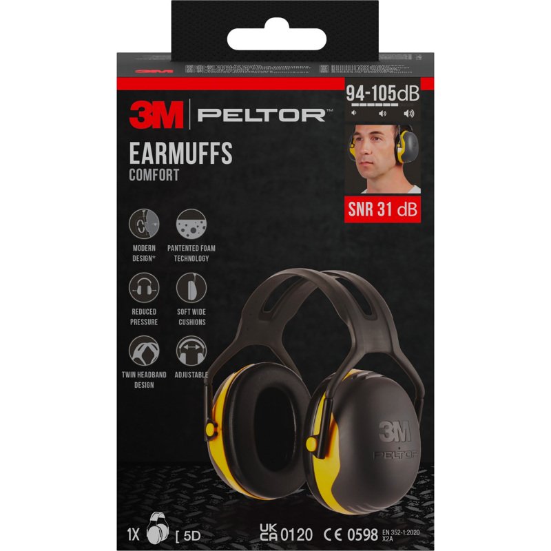 Casque antibruit pliable 3M Peltor X2A - 31 dB