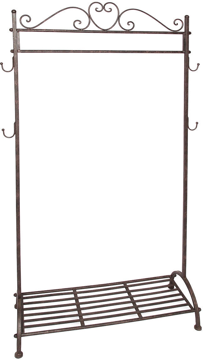 Ambiente Haus Garderobe »Garderobe Stange in Antikbraun - 162 cm« 1 Stk. tlg.