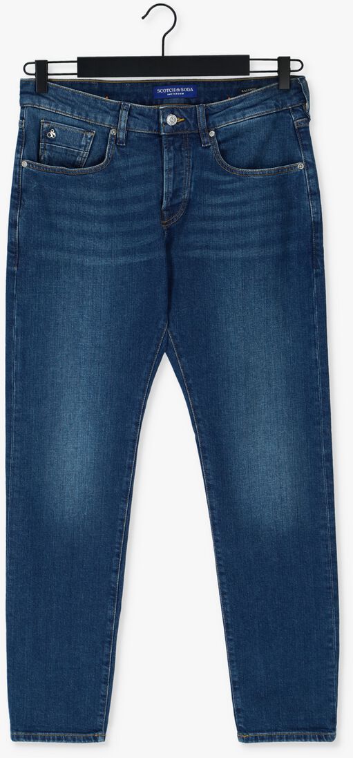 SCOTCH & SODA blauwe scotch & soda slim fit jeans essentials ralston in organic cotton - classic blue