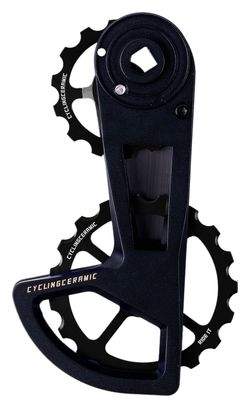Chape de Dérailleur CyclingCeramic OSPW Race 14/19T pour Dérailleurs Sram Red / Force / Rival AXS et XPLR AXS 12V Noir