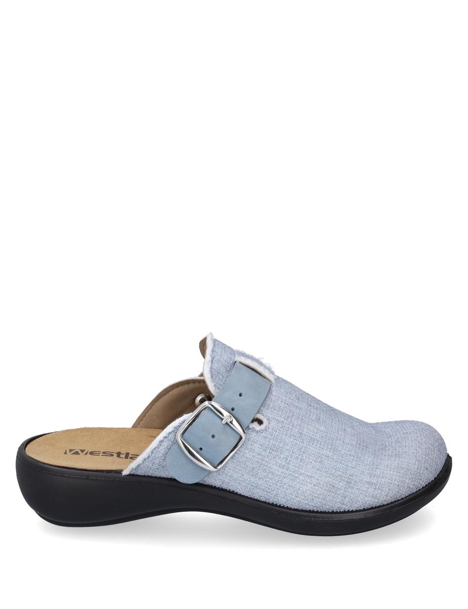 Hausschuh Korsika 307, jeans-kombi