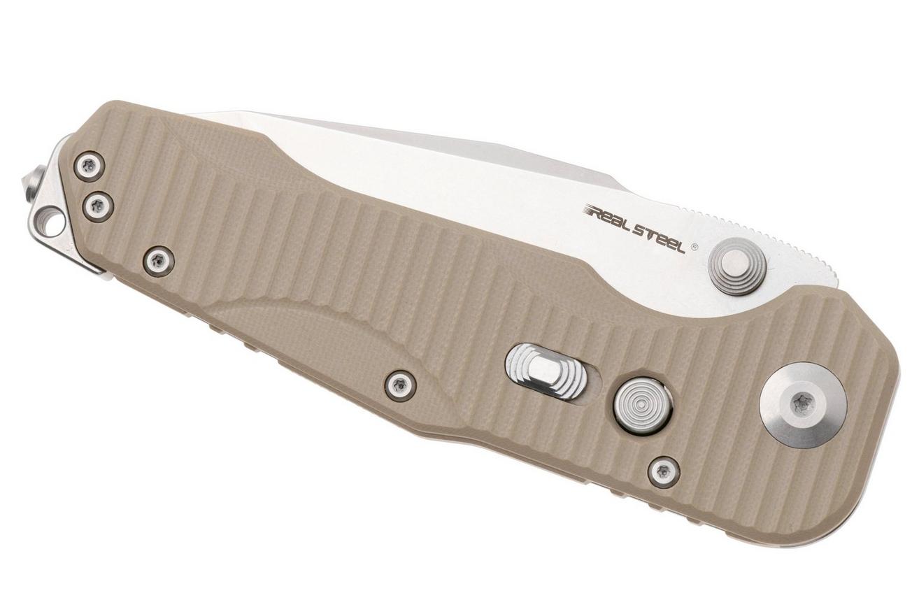 Real Steel Evolution Ironclad 7912SC, Stonewashed D2 Tanto, Coyote G10, zakmes, Carson Huang design