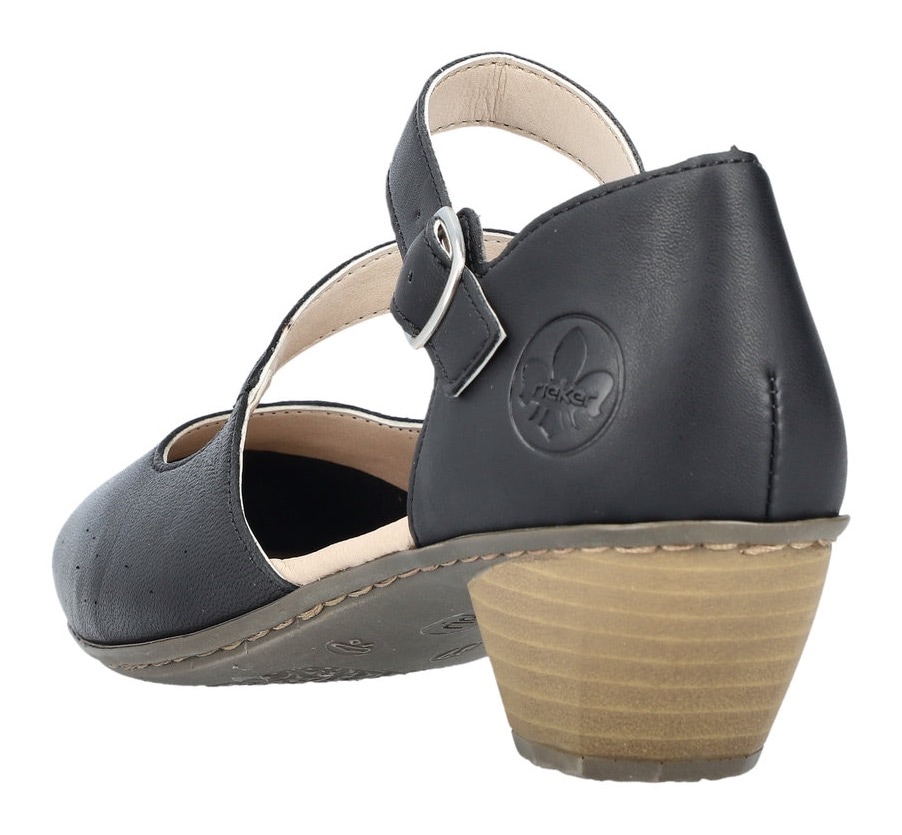 Rieker Pumps  , Abendschuh, Festtagsschuh,Trichterabsatz, gepolsterte Innensohle
