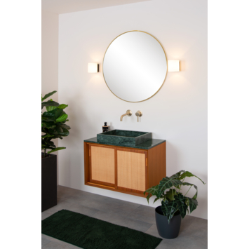 Lucide badkamer wandlamp Jelte IP44 zwart