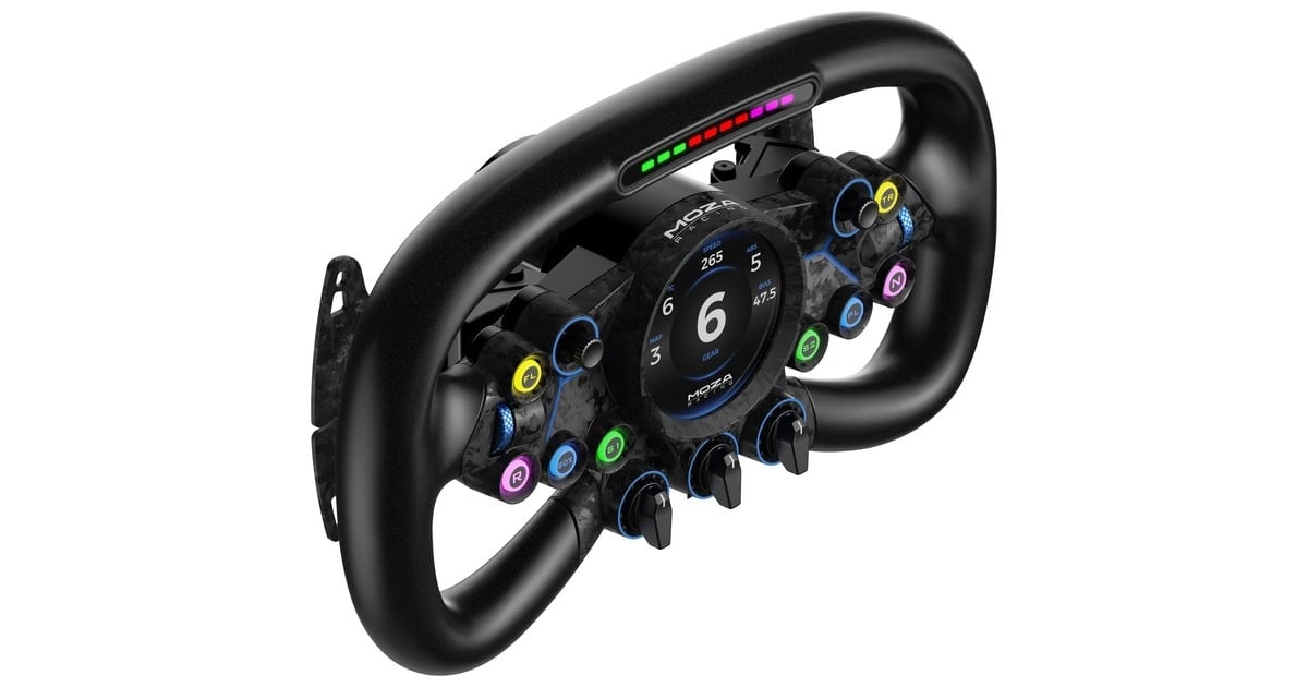 MOZAVision GS stuur add-on  (Zwart/carbon)