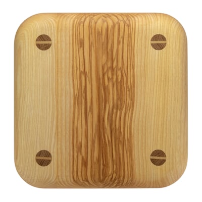 Hocker Eschen- und Eichenholz