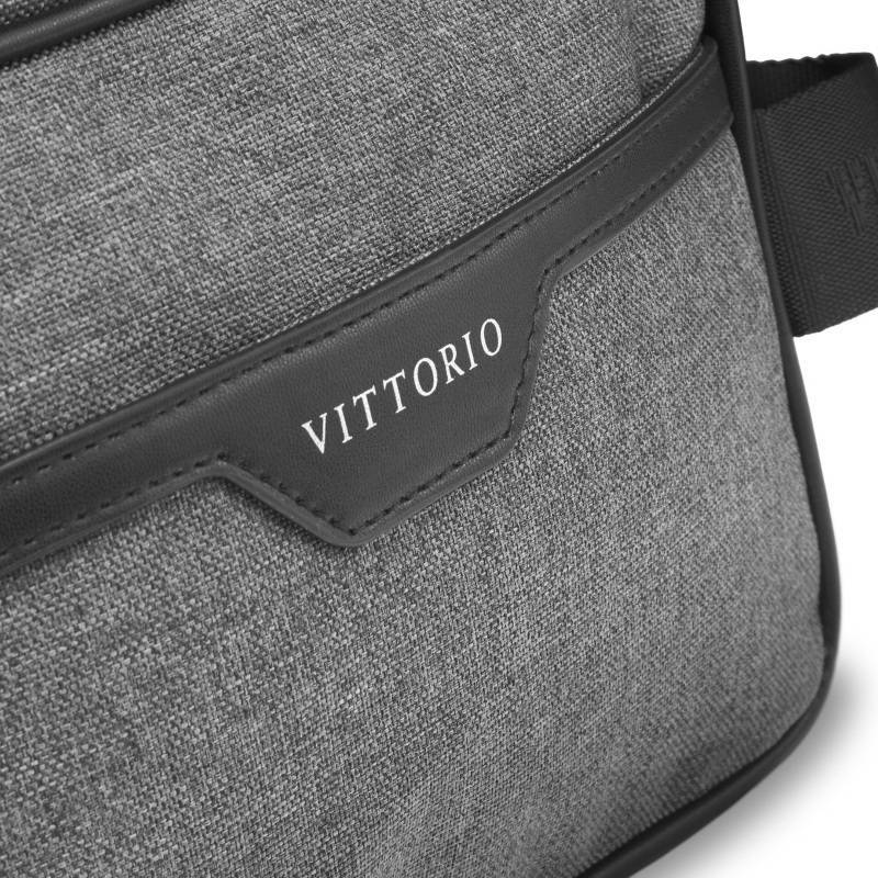 Gillian Jones Vittorio Classic Bag Men - Grey 10405-03