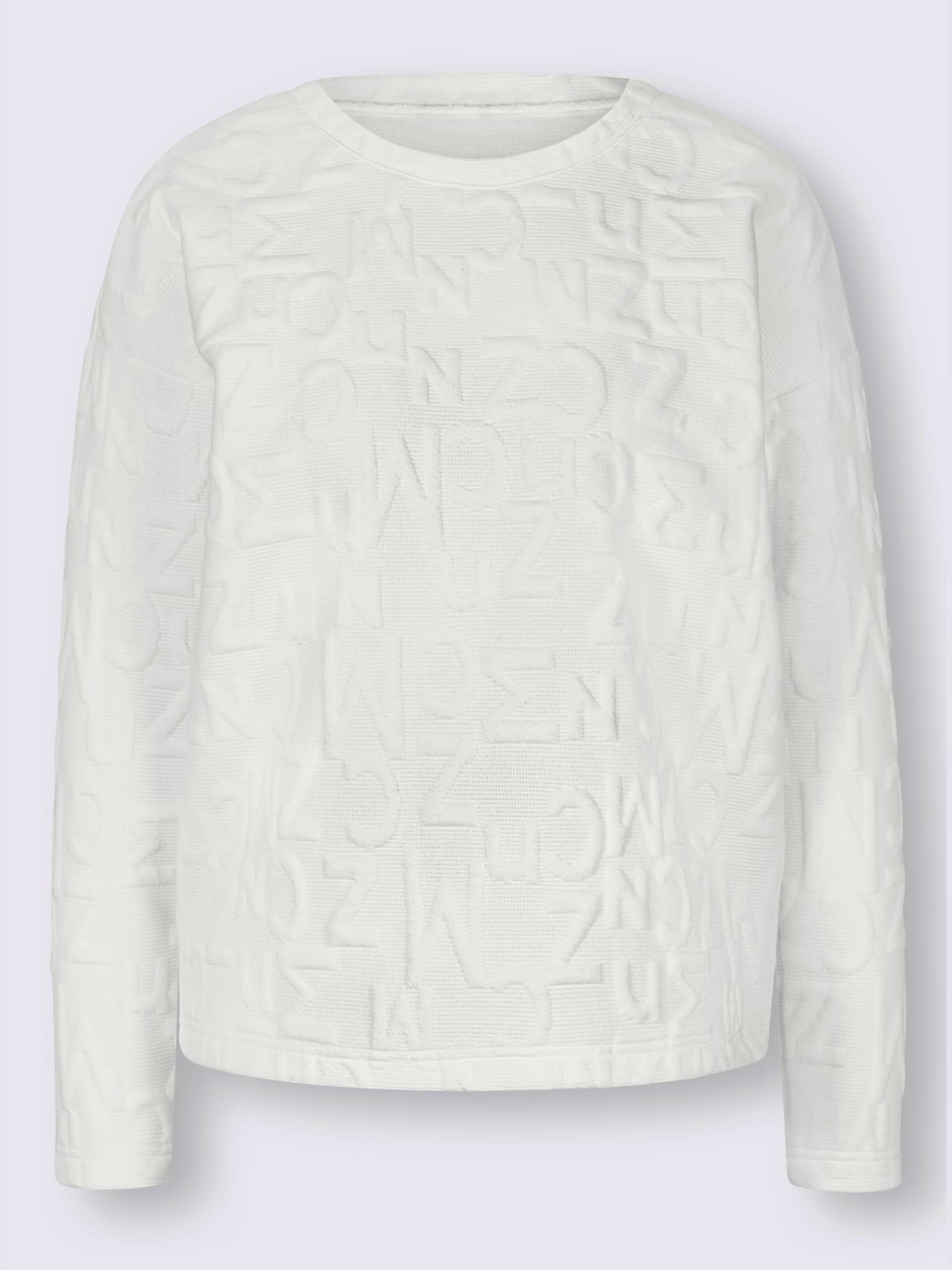 T-shirt motif jacquard